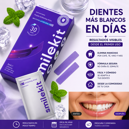 SMILEKIT CINTAS BLANQUEADORAS