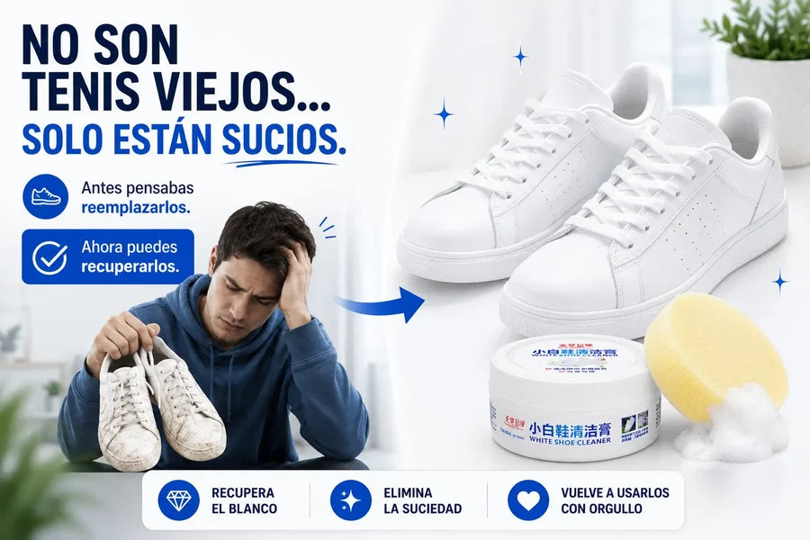 CREMA LIMPIADORA DE ZAPATOS BLANQUEADOR