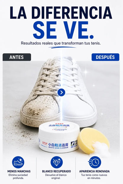 CREMA LIMPIADORA DE ZAPATOS BLANQUEADOR